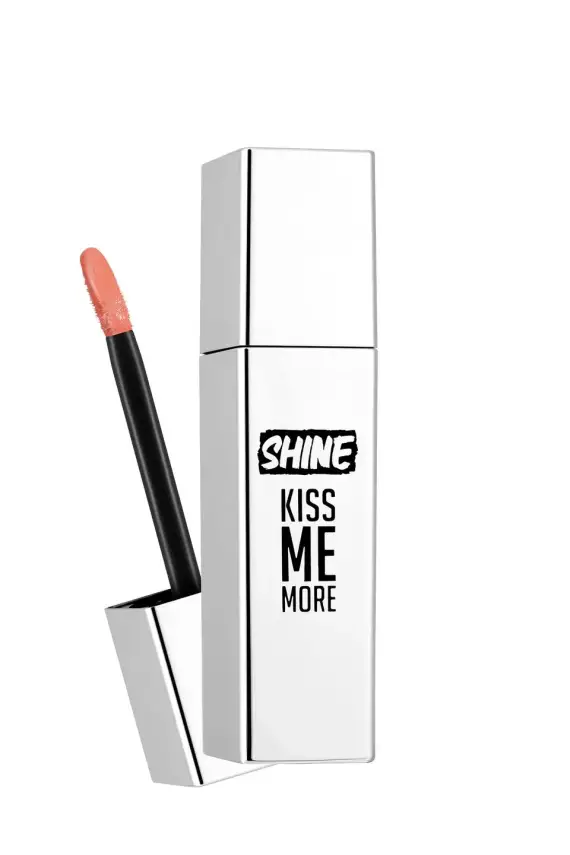 Shine Kiss Me More Uzun Süre Kalıcı & Parlak Bitişli Likit Ruj - 002 Marmalade - 1
