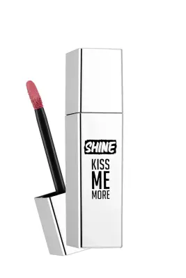 Shine Kiss Me More Uzun Süre Kalıcı & Parlak Bitişli Likit Ruj 004 FALL ROSE - 1