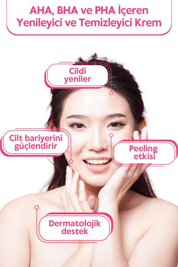Sivilce Ve Komedon Karşıtı, Yenileyici, Temizleyici, Yaşlanma Karşıtı, Aha-bha-pha Içeren Krem - 3