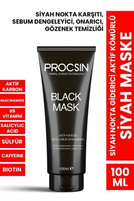 Siyah Nokta Giderici Aktif Kömürlü Siyah Maske 100ML - 1