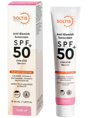 Soltis Leke Karşıtı ve Ton Eşitleyici Pembe Güneş Koruyucu Krem SPF50+ Pa++++, 50 ml - 2