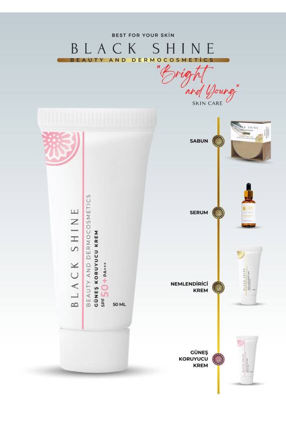 Spf 50+ Yüksek Korumalı Nemlendirici Yüz Güneş Kremi 50ml - 2