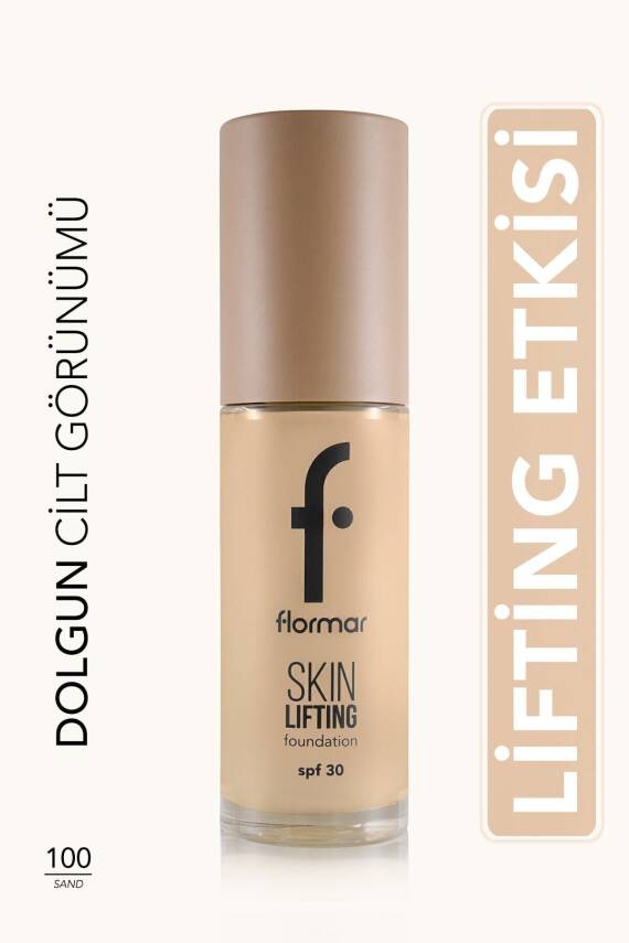 Spf30 Sıkılaştırıcı Fondöten (NÖTR ALT TON) - Skin Lifting Fdt. - 100 Sand - 8682536059718 - 1