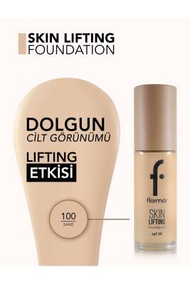 Spf30 Sıkılaştırıcı Fondöten (NÖTR ALT TON) - Skin Lifting Fdt. - 100 Sand - 8682536059718 - 4