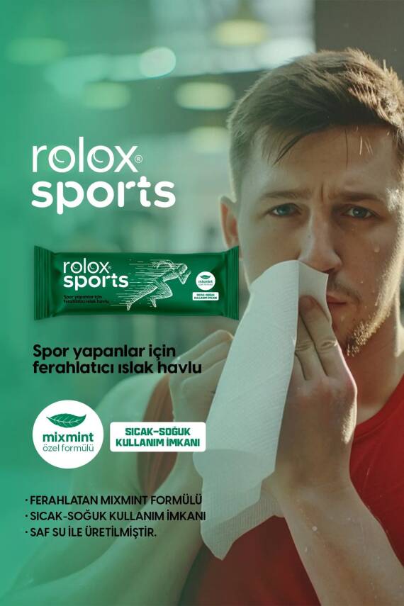 Sports - 25 Paket – Spor Yapanlar Için Ferahlatıcı Islak Havlu - 1