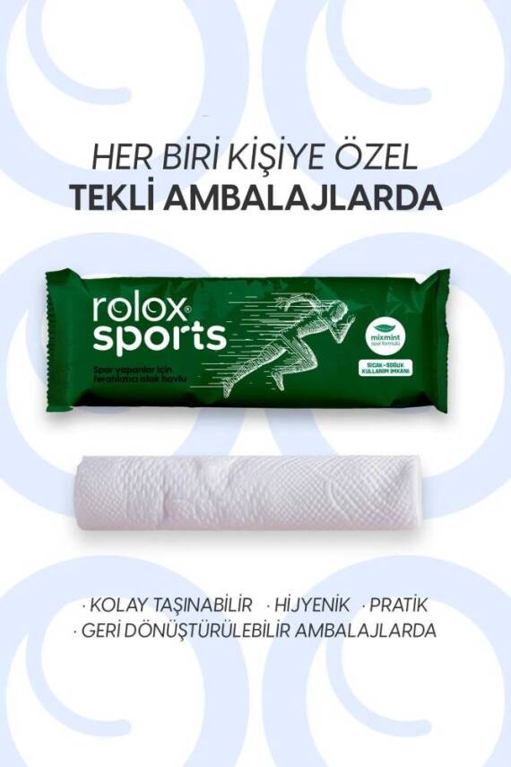 Sports - 50 Paket – Spor Yapanlar Için Ferahlatıcı Islak Havlu - 3