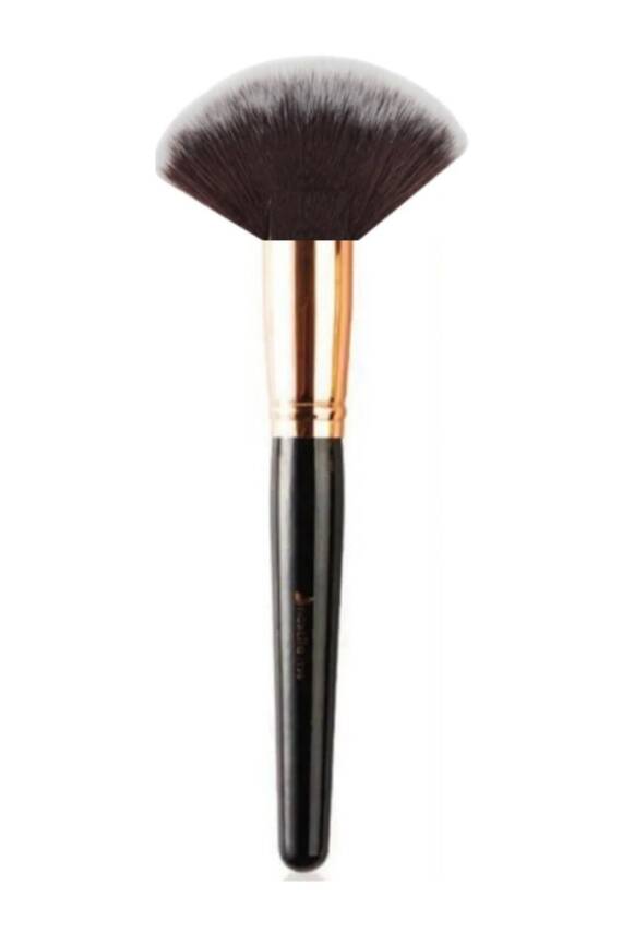 Tekli Siyah Yelpaze Highlighter - Allık - Kontur Fırçası - 1