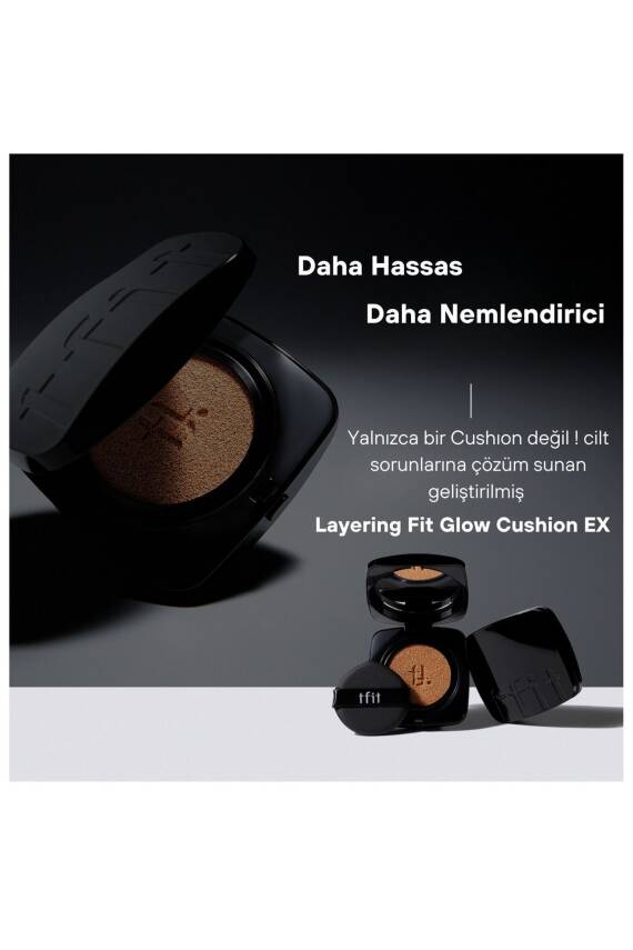 Tfıt Cushion Fondöten Layering Fit Glow Cushion Ex 12 G Spf 50 pa Gün Boyu Işıltılı Etki - 18