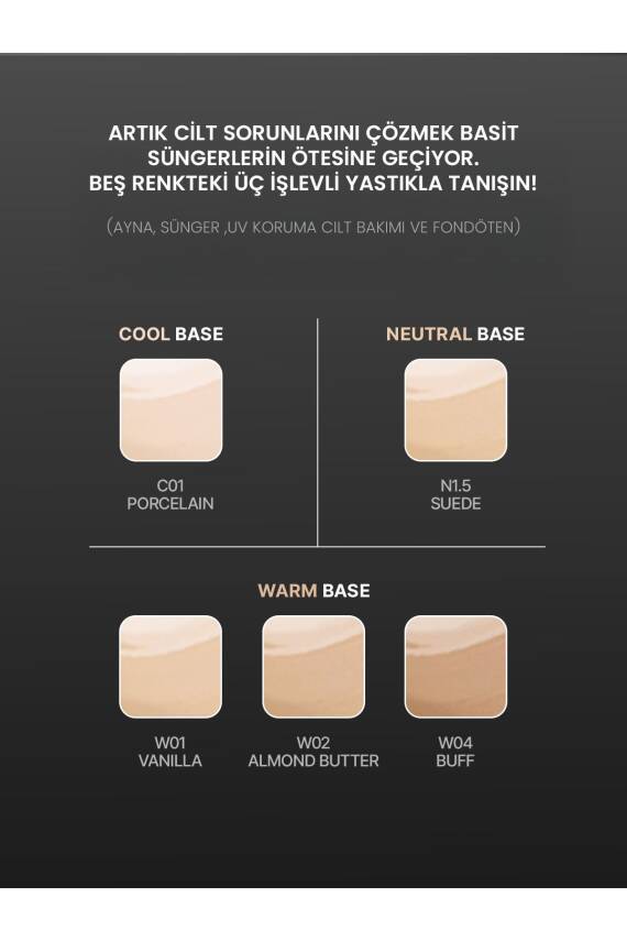 Tfıt Cushion Fondöten Layering Fit Glow Cushion Ex 12 G Spf 50 pa Gün Boyu Işıltılı Etki - 4