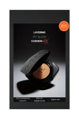 Tfıt Cushion Fondöten Layering Fit Glow Cushion Ex 12 G Spf 50 pa Gün Boyu Işıltılı Etki - 2