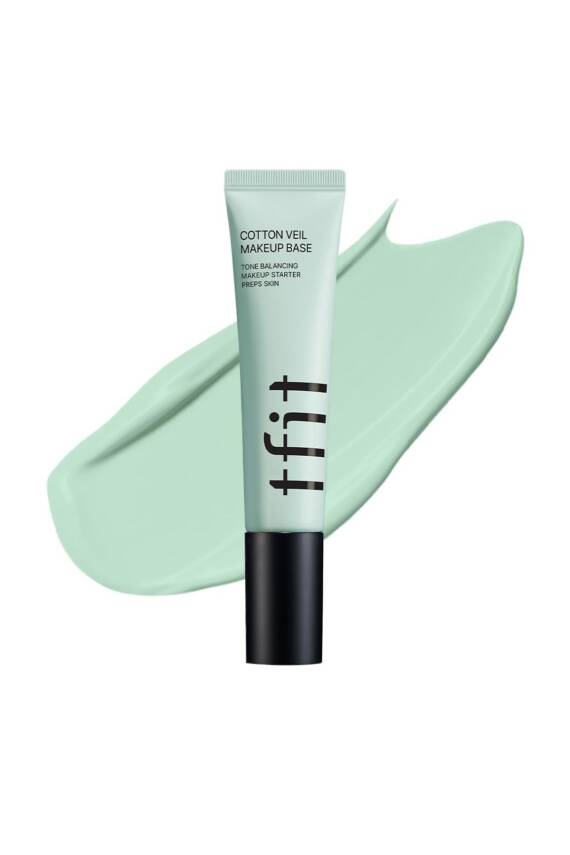 Tfıt Makyaj Bazı Cotton Veil Makeup Base Pure Green Primer 30 ml Cilt Kusurları Örter - 1