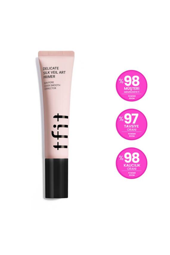 Tfıt Makyaj Bazı Delicate Sılk Veil Art Primer 30 ml (GÖZENEK GİZLEYİCİ BAZ) - 186