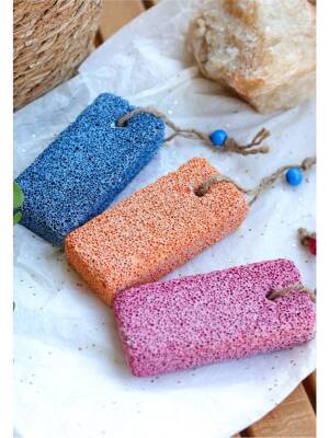 Topuk Taşı, Ponza, Nasır, Temizleme Taşı. 3 Adet