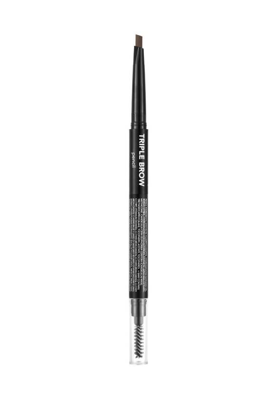Triple Brow 3ü 1 Arada Kremsi Dokulu Kaş Makyaj Kalemi 004 GREY - 56