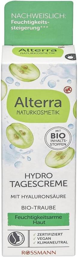Vegan Gündüz Kremi Su Bazlı Üzüm&Beyaz Çay İçerikli 50 ml - 1