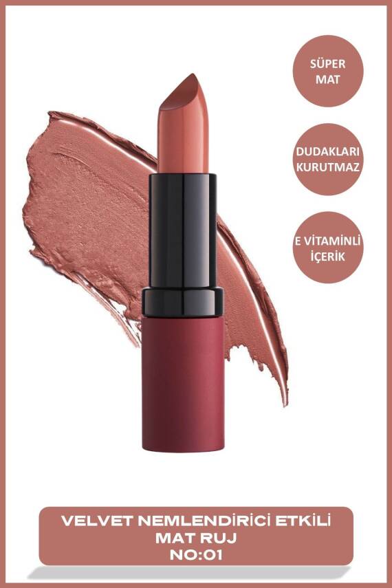 Velvet Matte Lipstick No 31 Light Rose - Mat Ruj - 545