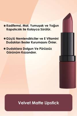 Velvet Matte Lipstick No 31 Light Rose - Mat Ruj - 856