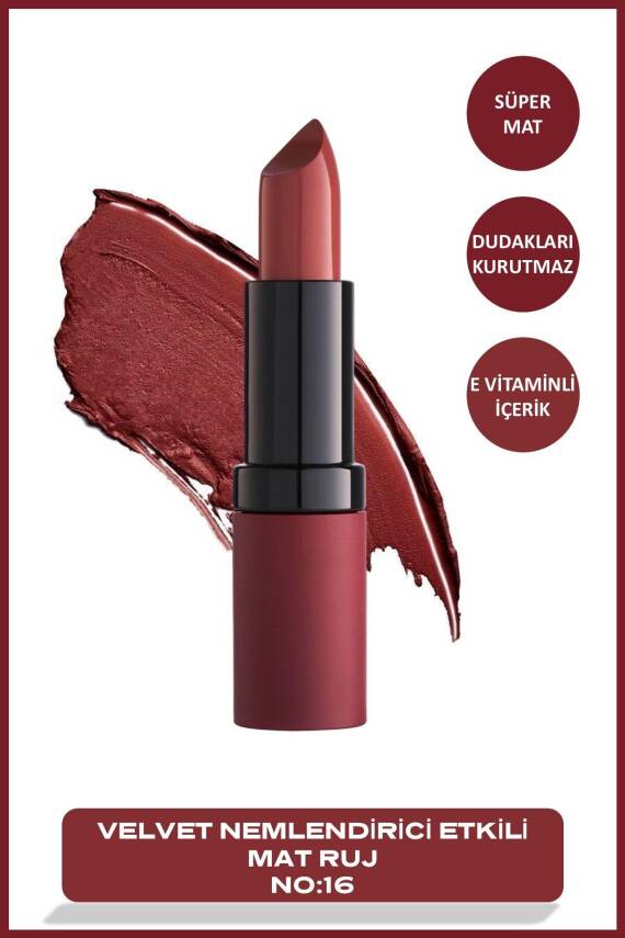 Velvet Matte Lipstick No 31 Light Rose - Mat Ruj - 97