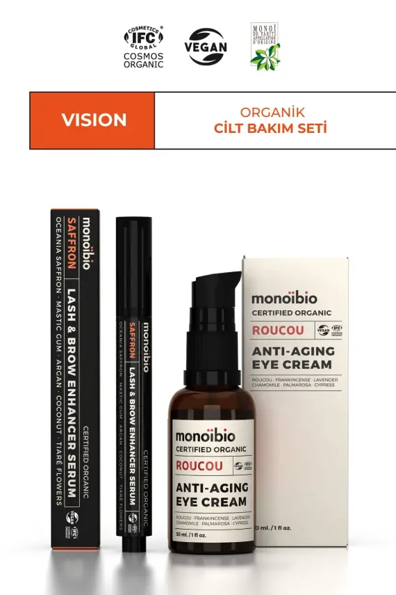 VISION Organik Cilt Bakım Seti - Cosmos Organic Sertifikalı & Vegan - 1