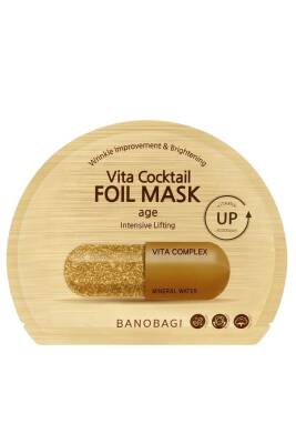 Vita Cocktail Foil Mask Age (Güçlü bariyer ve Kırışıklık karşıtı pamuk maske) - 2