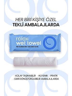 Wet Towel - 50 Paket - Tek Kullanımlık Rulo Islak Havlu - 3