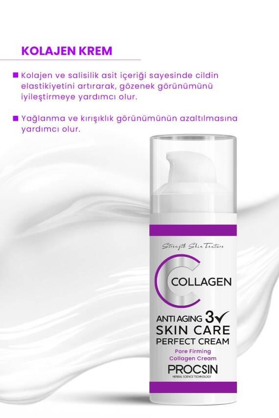 Yaşlanma Ve Kırışıklık Karşıtı Kolajen Krem 50 ml - 2