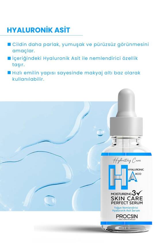 Yoğun Nemlendirici Hyaluronik Asit Serum 20 ml - 3