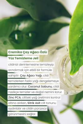 Yüz Temizleme Jeli, Saflaştırıcı, Sivilce Karşıtı, Hindistan Cevizi Sabunu, Çay Ağacı - 400ml - 2